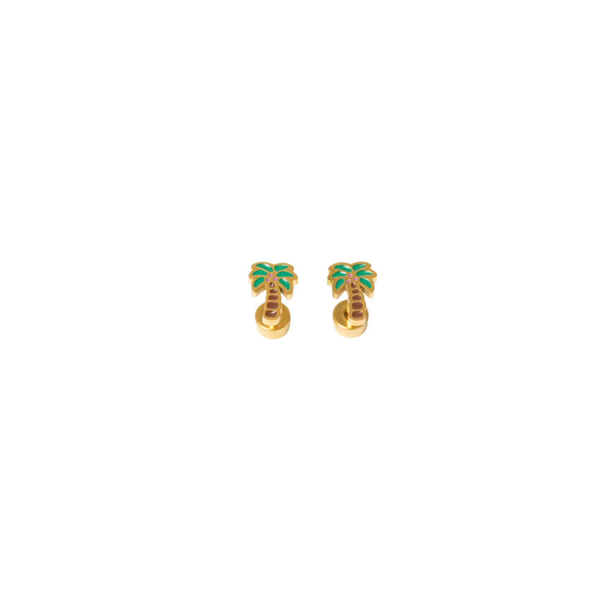 Palm Tree Stud | Pip Pop Post