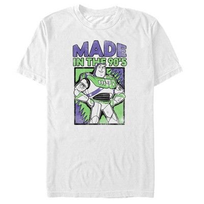 Men's Toy Story Buzz Lightyear Made in 90s T-Shirt | Target