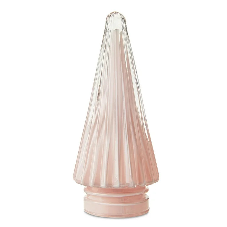 Pink Glass Tabletop Tree, 6 in, by Holiday Time | Walmart (US)