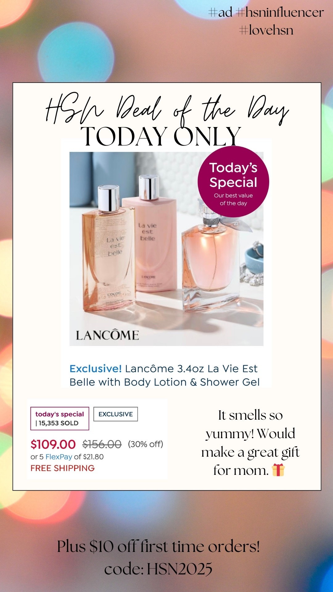 Gift idea for mom! 🎁 @hsn one day deal! #ad #hsninfluencer #hsnlove gifts for her 

#LTKselfcare #LTKCyberWeek #LTKGiftGuide