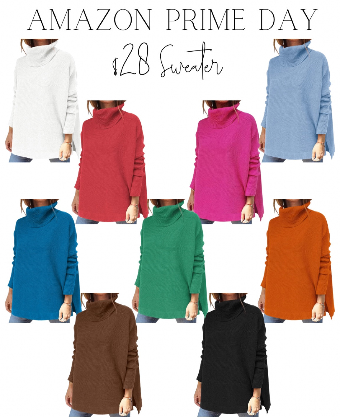 AMAZON PRIME DAY! $28 Sweaters! Comes in so many fun colors! 
Amazon Prime Day / Amazon finds / sweaters / fall fashion 

#LTKsalealert #LTKstyletip #LTKfit