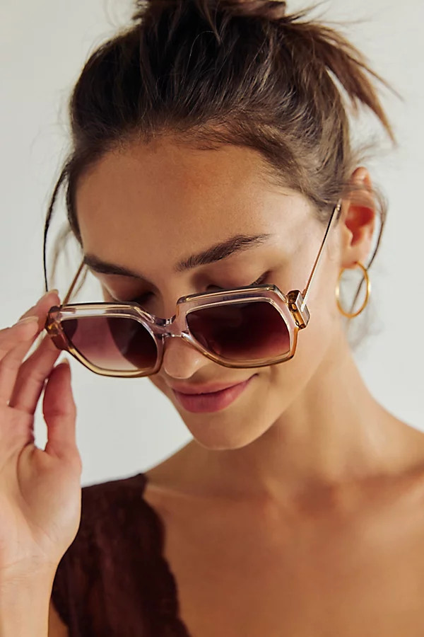 Jimmy Fairly The Isla Square Sunglasses | Free People (Global - UK&FR Excluded)