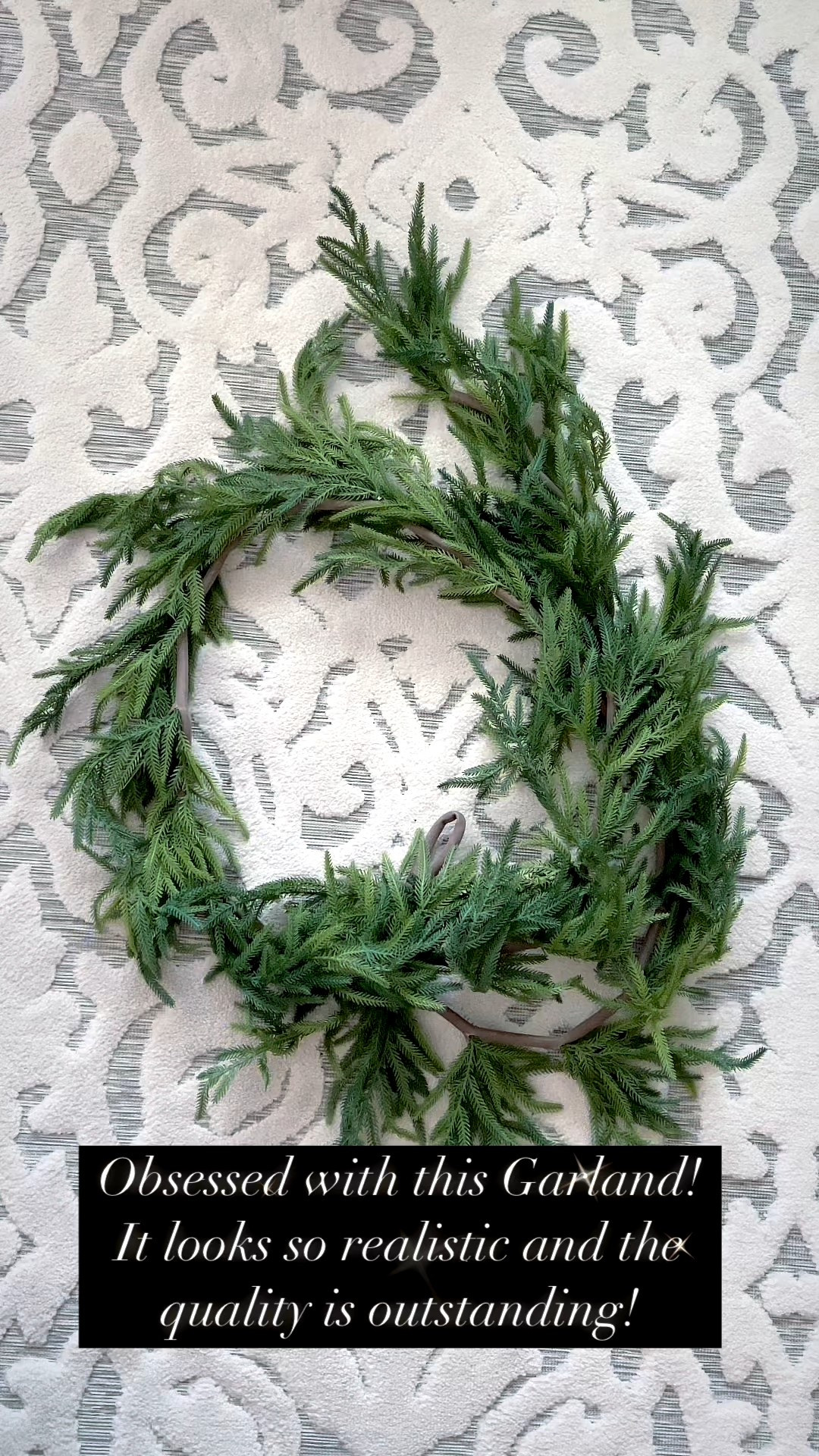 I ordered the 9 feet Christmas garland from amazon and it’s GORGEOUS. Looks so realistic. I ordered 4 strands. It’s worth every penny.

I’ve also linked more affordable options too.

#LTKHome


#LTKdayinmylife #LTKHoliday #LTKstorytime #LTKSaleAlert #LTKOver40 #LTKvlog #LTKGiftGuide #LTKCyberWeek #LTKFindsUnder50 #LTKSeasonal #LTKootd #LTKmomlife #LTKFindsUnder100