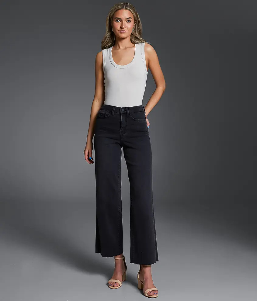 Fit No. 35 Cropped Wide Leg Stretch Jean | Buckle