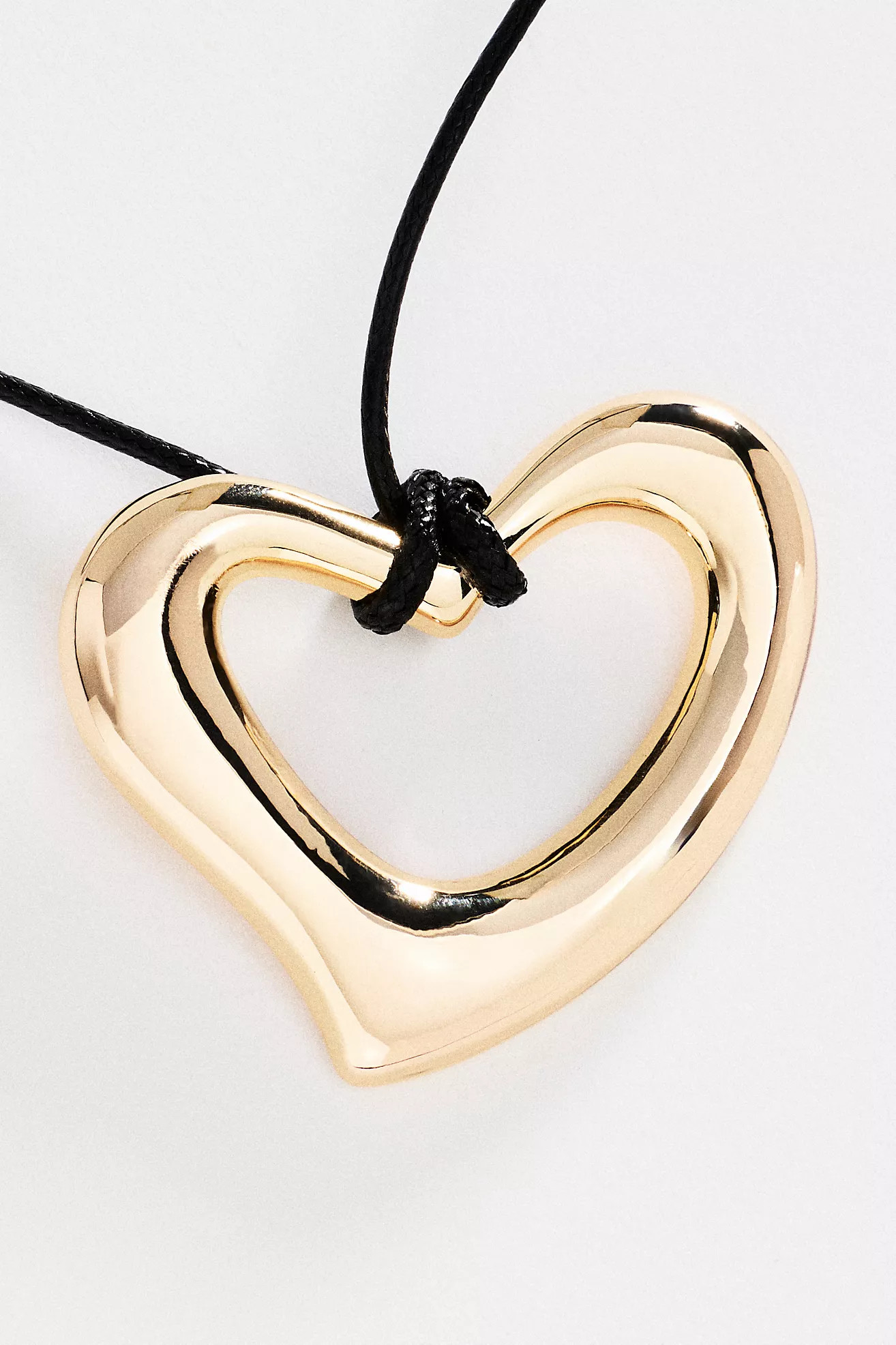 Corded Heart Pendant Necklace | Anthropologie (US)
