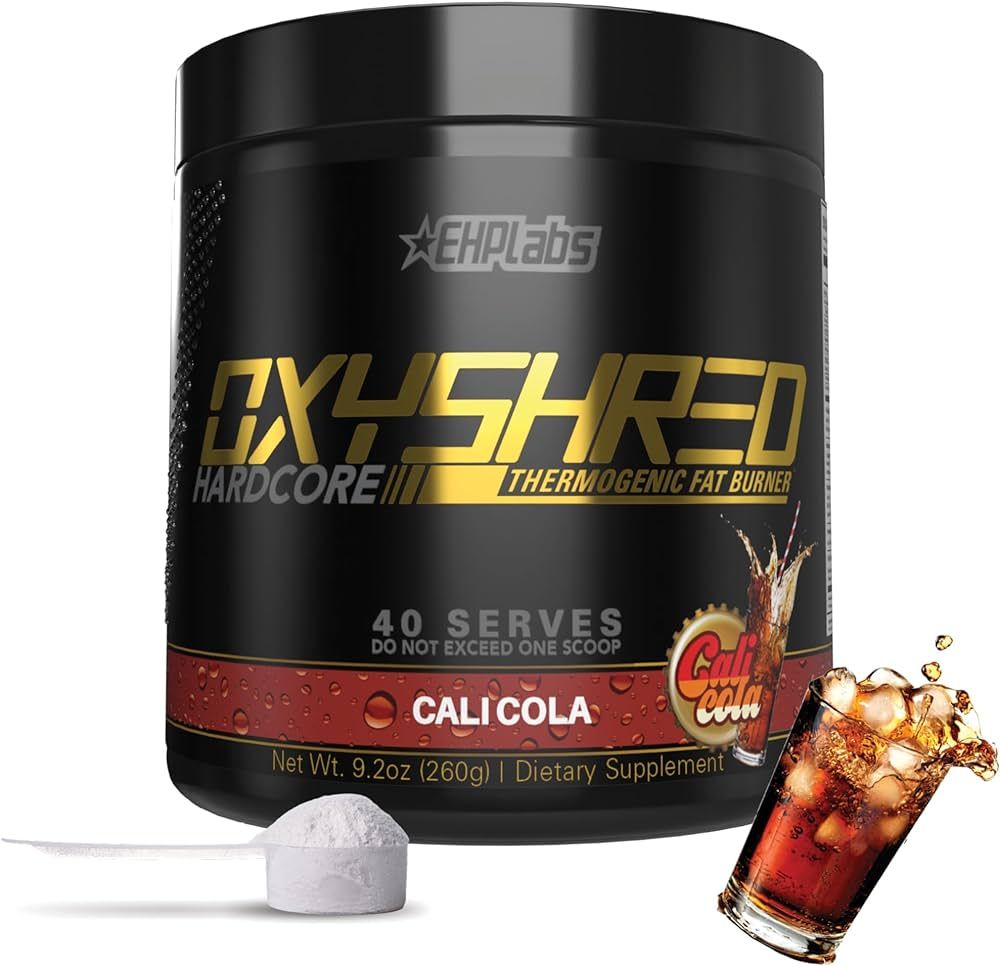 EHPlabs OxyShred Hardcore Thermogenic Pre Workout Powder for Shredding - Preworkout Powder with L... | Amazon (US)