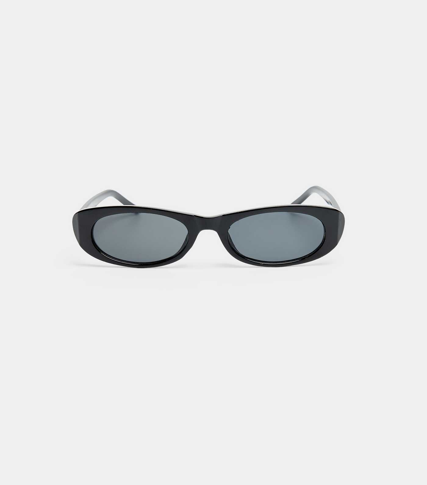Public Desire Black Narrow Cat Eye Sunglasses | New Look | New Look (UK)