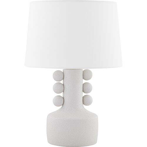 Ranyah Table Lamp, Ivory Speck | One Kings Lane