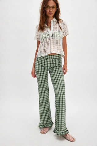 Frida Ruffle Pants | Free People (Global - UK&FR Excluded)