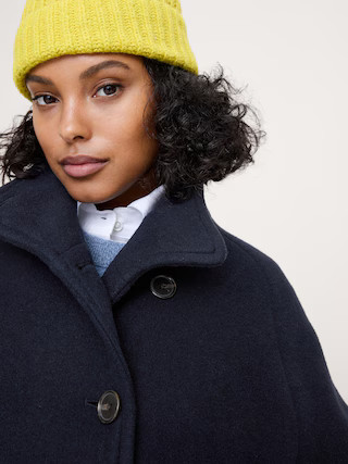 Italian Wool-Blend Top Coat | Banana Republic (US)