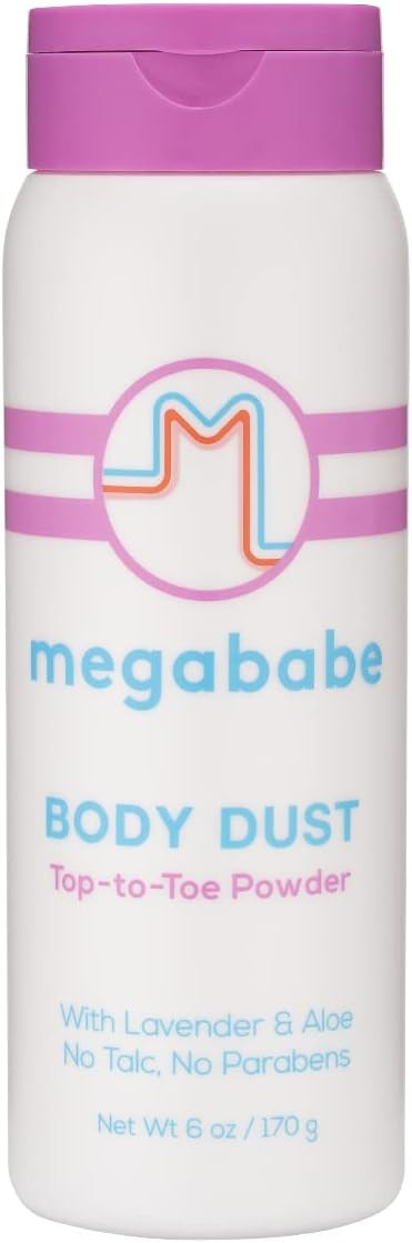 Megababe Sweat Absorbing Body Powder - Body Dust | with Lavender & Aloe | Talc-Free, All Natural ... | Amazon (US)
