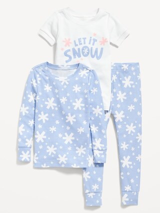 Unisex 3-Piece Graphic Pajama Set for Toddler & Baby | Old Navy (US)