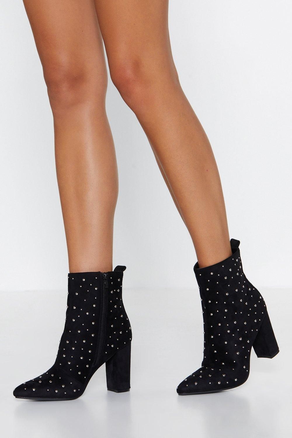 It's All Over Studded Bootie | NastyGal (US & CA)