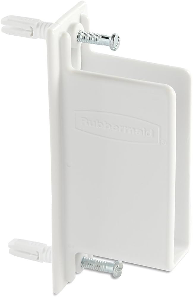 Wall Mount Bracket, 2 1/2 in Height, 3 11/16 in Width, 4 1/2 in Length, Plastic, White | Amazon (US)