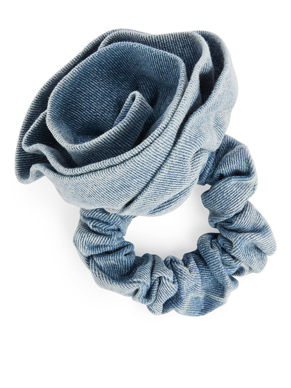 Denim Rose Scrunchie | ARKET (US&UK)