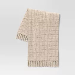 Woven Windowpane Throw Blanket - Threshold™ | Target