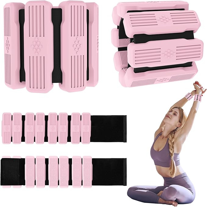 Pilates Wrist & Ankle Weights for Women, Wearable Wrist Weights& Leg Weights Set of 2(1Lbs Each) ... | Amazon (US)