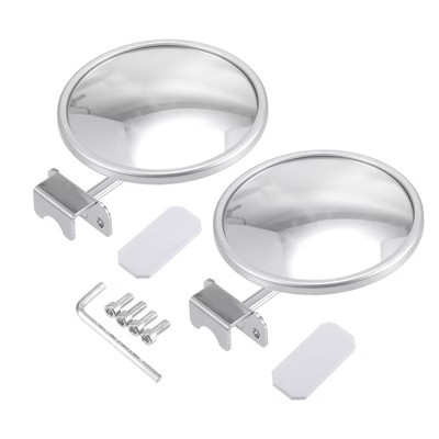 Unique Bargains Universal Blind Spot Car Mirrors 1 Pair Silver Tone | Target