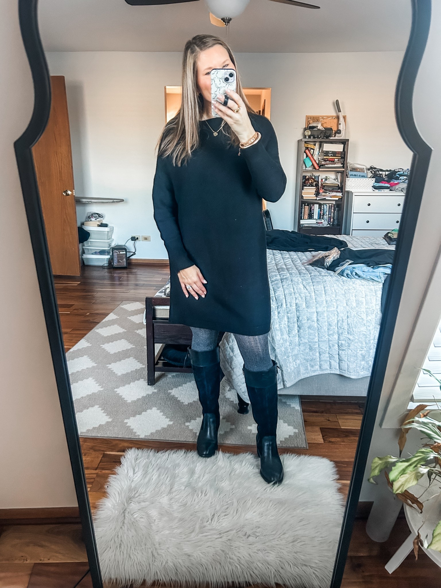 A little more dressed up than usual since I left school for a funeral mass. Linked similar items  

#LTKootd #LTKOver40 #LTKMidsize