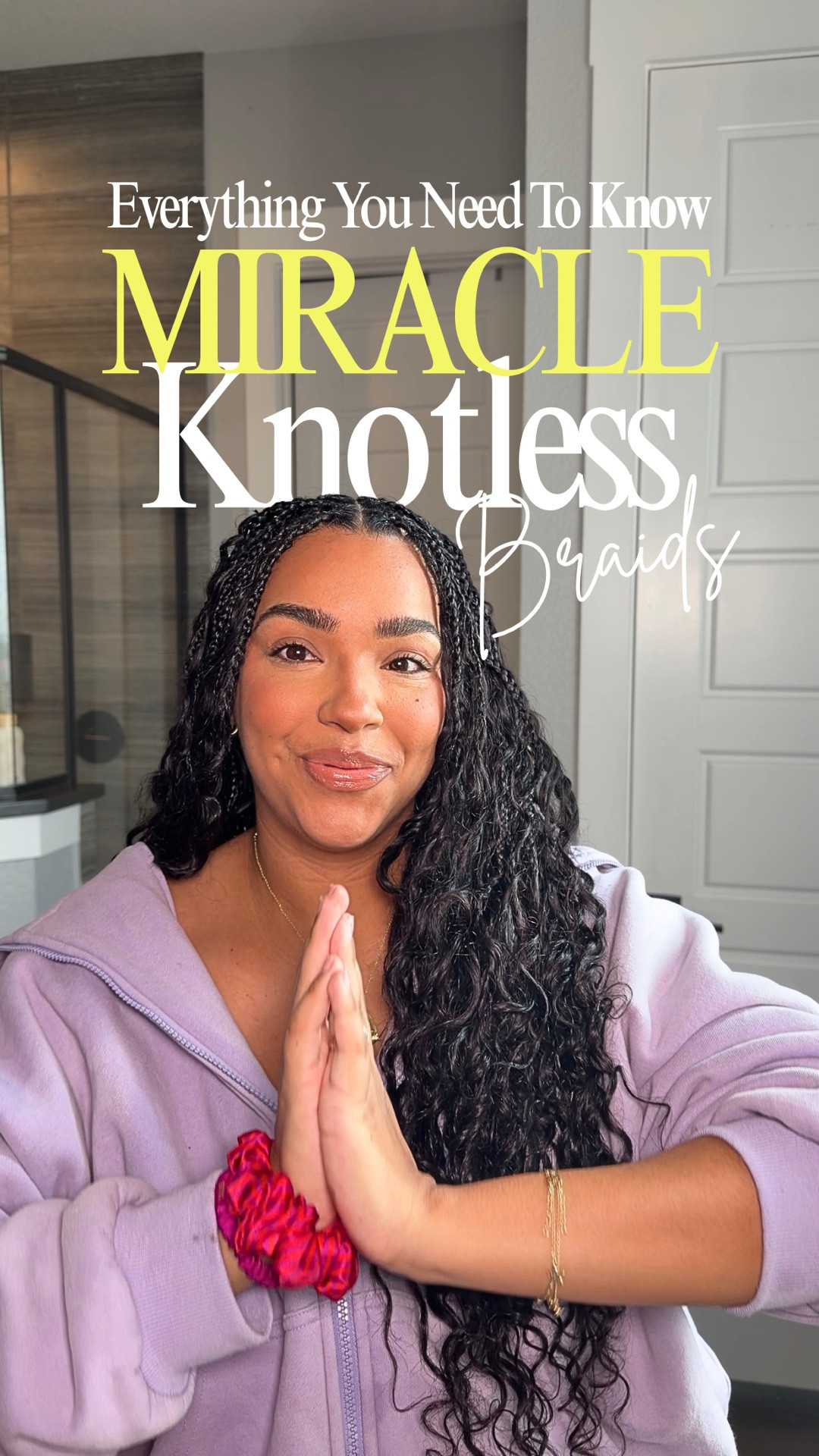 I don’t think we’ve all been this enthralled in a new hairstyle since we transitioned from box braids to knotless!! 

And I’m here for it because:

1. No synthetic hair (which allows us to still tend to our real hair & scalp!) 

2. How lightweight these braids feel (which helps why reduce excess shedding and breakage after we take the braids down) 

3. The ease of using the crochet pre-separated hair (whether your feeding in or using a crochet hook) 

Unmatched! Top Tier! No wonder #miracleknotless braids are the protector style of the season! 🏆

About the Hair:
I used @ywigs_official Feather Crochet Boho Human Hair for Braiding Pre-Separated 120 Strands Loose Deep Wave (3 packs) of 16” 💕 I washed the bundle before adding them into my braids (highly recommend!) and let them dry as I plaited my hair. 

The Method:
My hair is thick and a little past my shoulders so 16” was a perfect length (and felt longer than I expected!) I added one piece to the ends, and fed in one piece around-length of each braid. I didn’t want a super full look so this was perfect! I also used a 3-sided mirror to part & braid the back - VERY MUCH NEEDED!

Immediately after finishing I was able to put my hair up in a ponytail without any discomfort because I don’t braid super tight. 🔑

One Week Update: 
Even after having these in for over a week - they’re so easy! I haven’t even added anything’s besides a little hair fragrance spray! I am ready for a wash though, I plan on using a wig cap to keep my hair laid as I cleanse my scalp and condition my hair. 

Sleep Routine: 
I wrap my hair up at night with a scarf & bonnet. Sometimes I don’t though and I haven’t found the hair to get tangled or matted! 🙌🏽 Tip; if nothing else, put the braids in a low ponytail or low loose braids when going to bed 🙏🏽

#naturalhair #protectivestyle