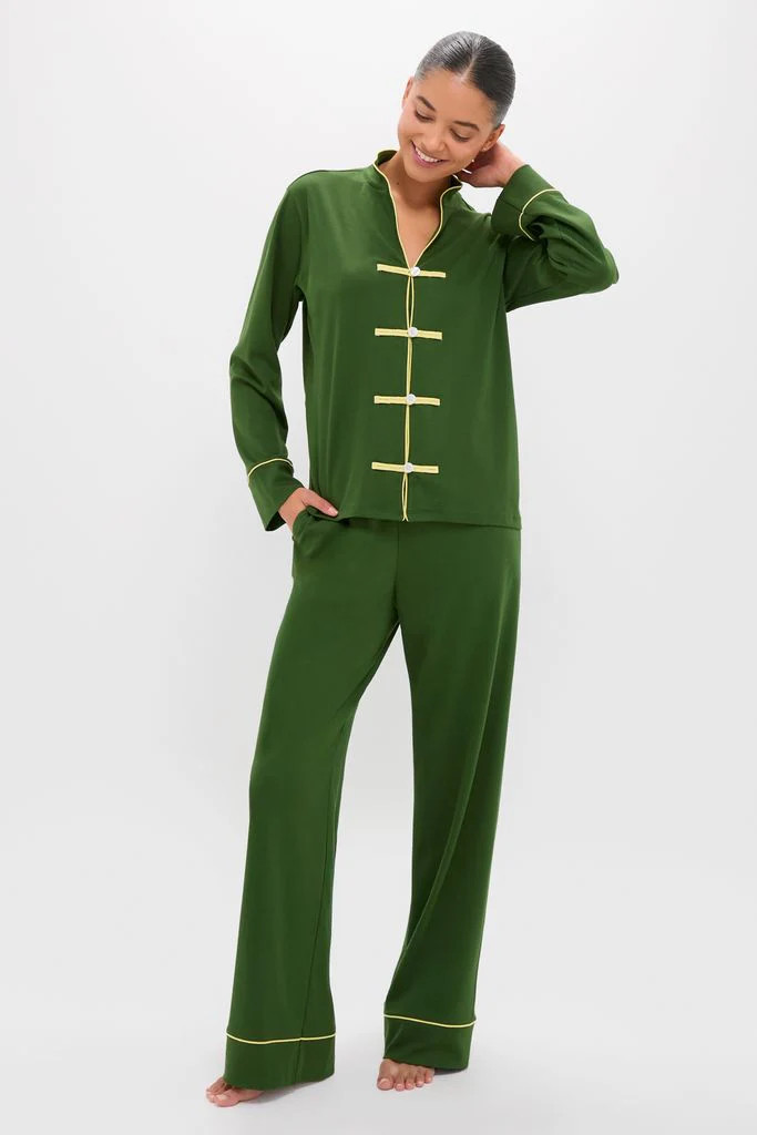 Green Wilford Women's Pajama Set | Tuckernuck (US)