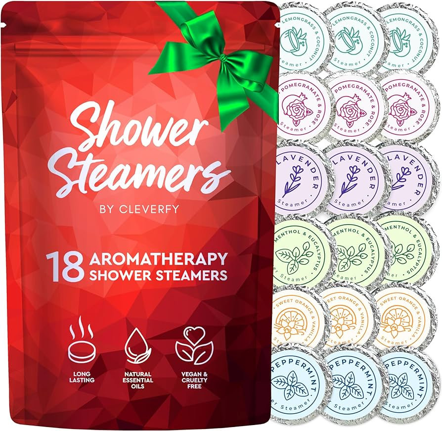 Cleverfy Shower Steamers Aromatherapy - 18 Pack of Shower Bombs with Essential Oils. Self Care St... | Amazon (US)