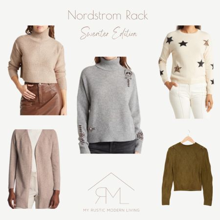 Nordstrom rack sweaters and cardigans 
Fall sweaters 

#LTKSeasonal #LTKunder50 #LTKstyletip