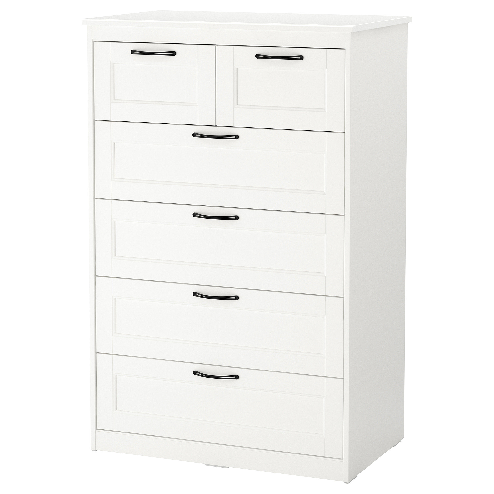 SONGESAND Kommode mit 6 Schubladen, weiß, 82x126 cm - IKEA Deutschland | IKEA (DE)