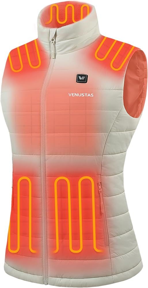 Venustas Women's Heated Vest with Battery Pack 7.4V, Heated clothes for women | Amazon (US)