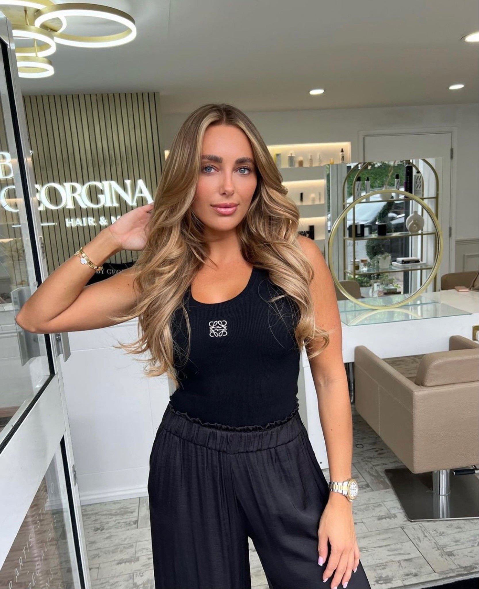 LOEWE Embroidered Cropped Tank Top curated on LTK