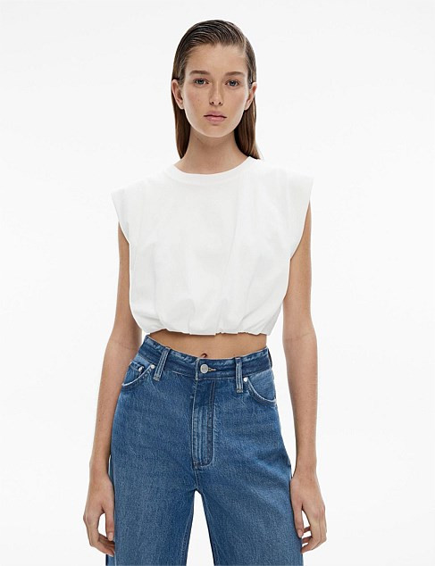 Witchery Crop Gather Tank | David Jones | David Jones (Australia & New Zealand)