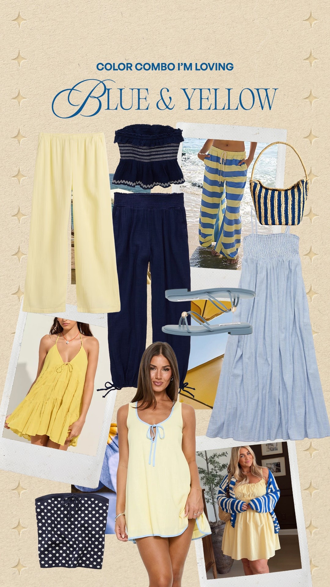 Color combo I’m loving this summer!!! Blue and yellow🩵✨🌞💙🫐🌟🌙

#LTKootd #LTKSaleAlert #LTKMidsize