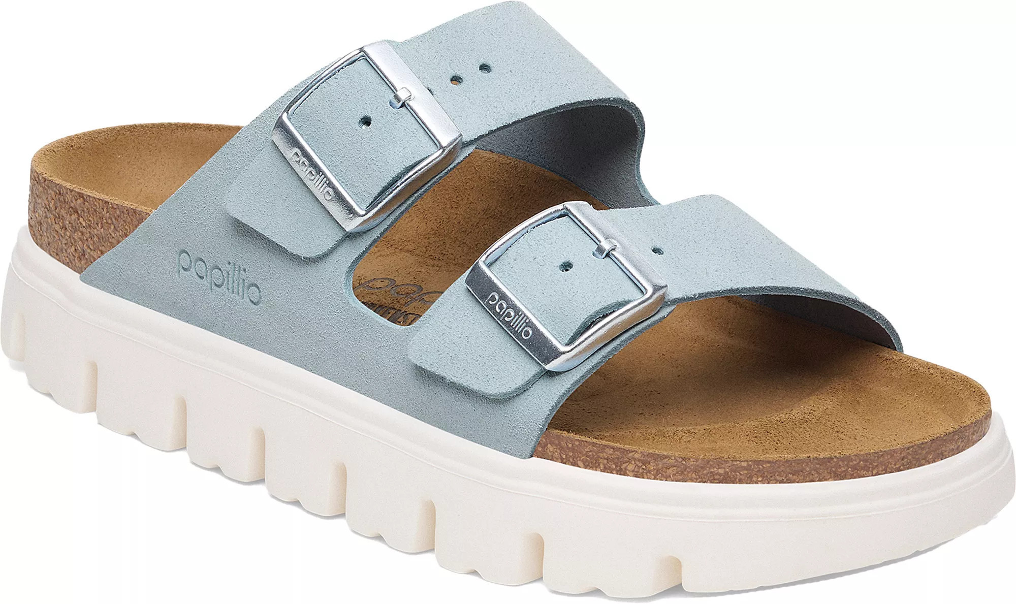 Papillio by Birkenstock Women's Arizona Chunky Birko-Flor Platform Sandals, 7/7.5 US (38 EU), Baby Blue | DICK'S Sporting Goods