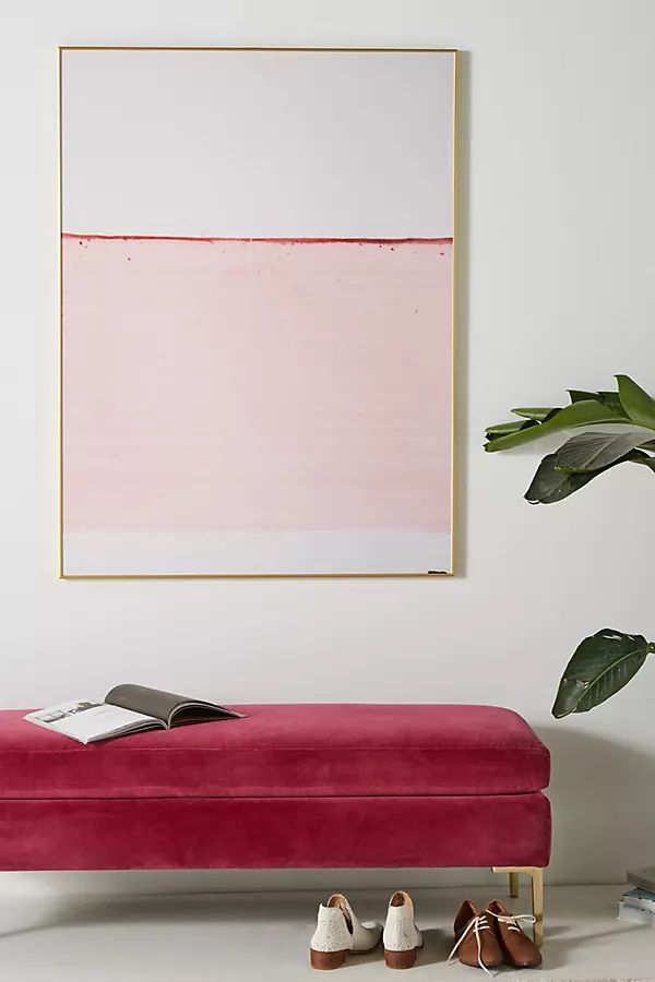 Sgraffito 327 Wall Art By Artfully Walls in Pink Size L | Anthropologie (US)