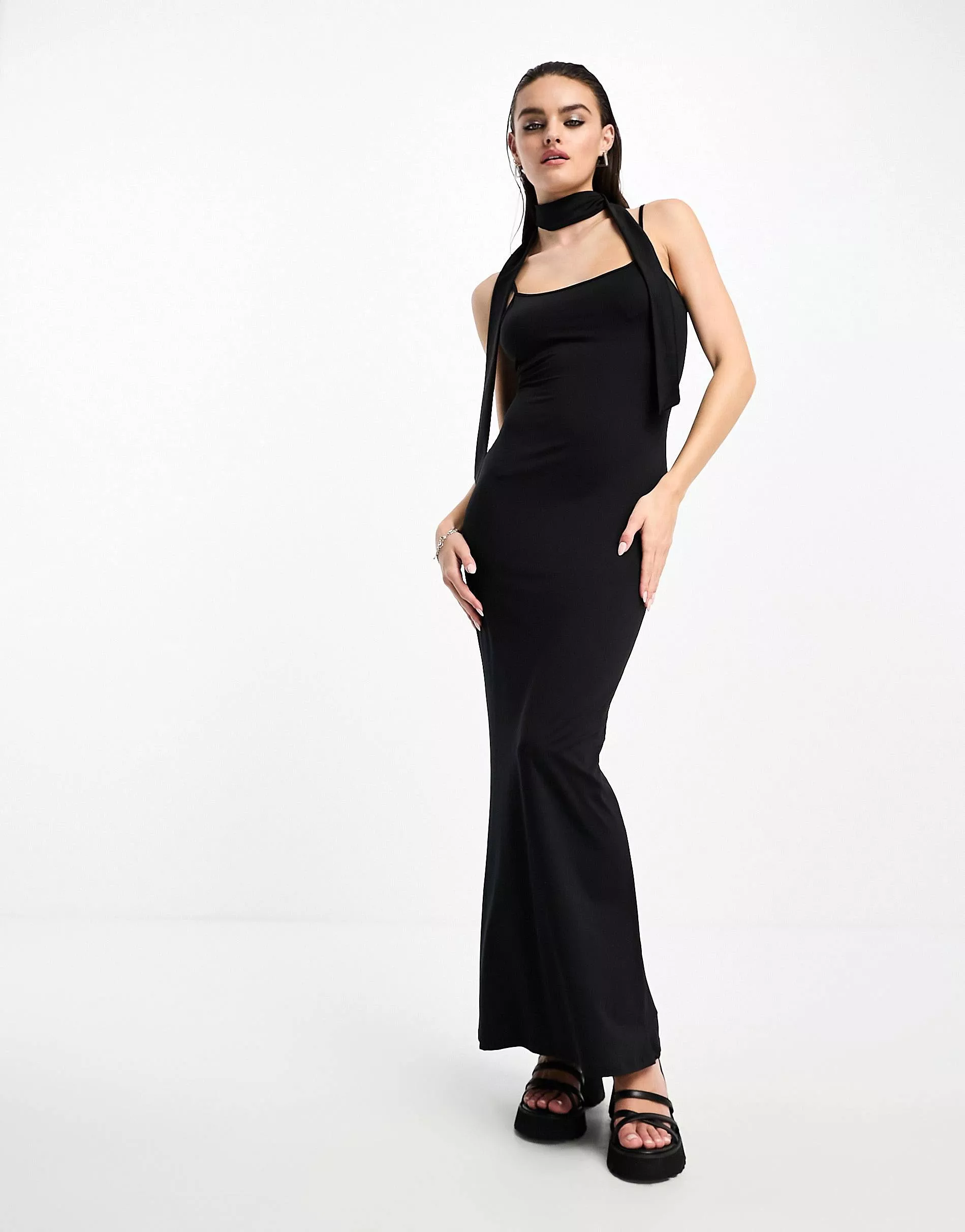 Bershka strappy soft shaping maxi … curated on LTK