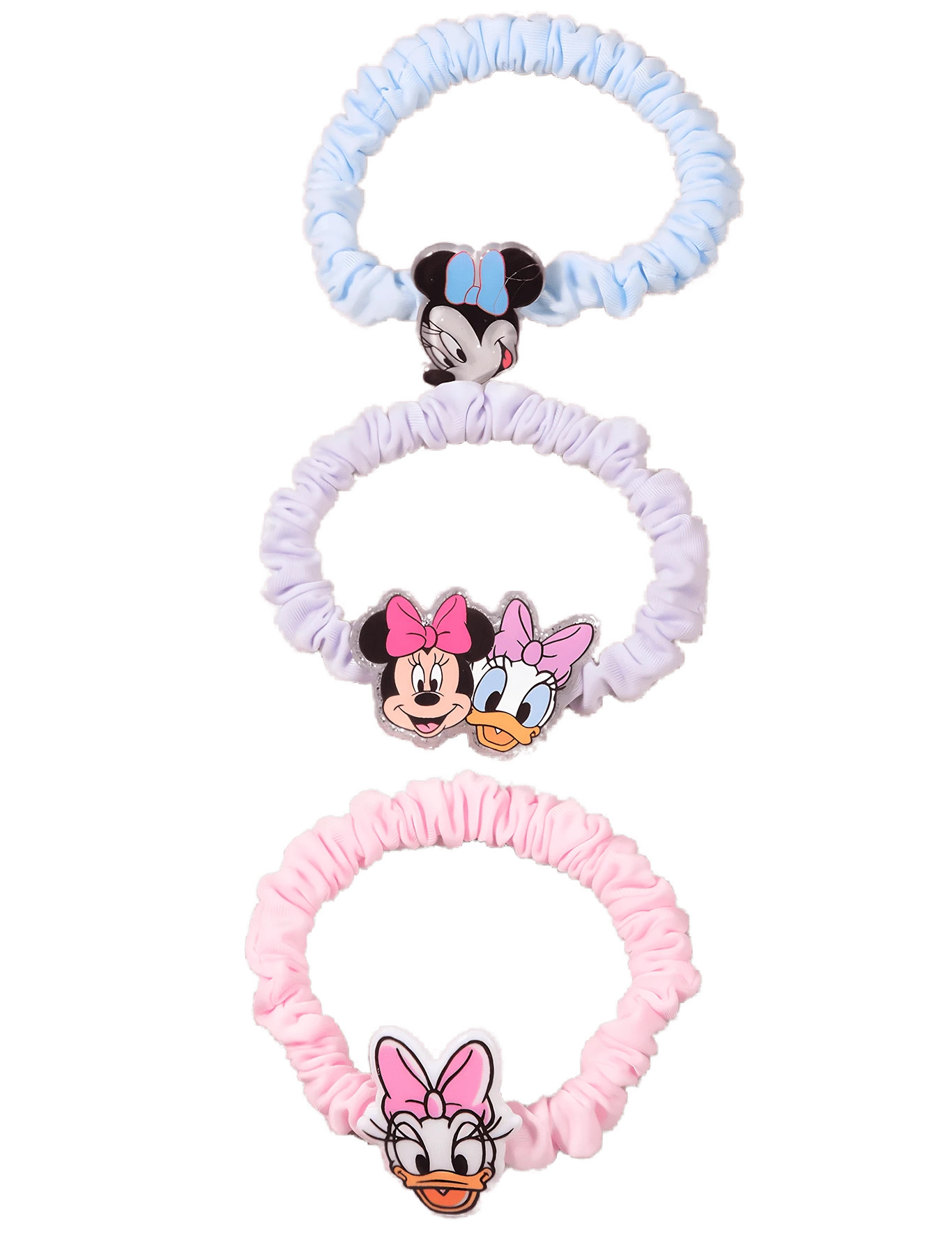 3pcs Solid Color Cartoon Mimi Design Hair Scrunchies For Daily Wear | SHEIN