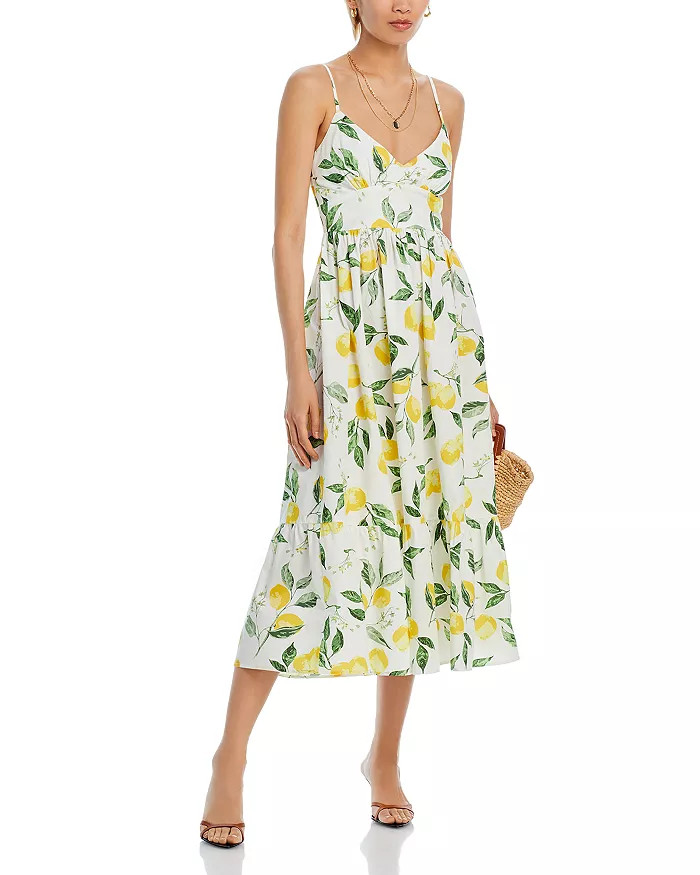 AQUA Tie Strap Midi Dress - Exclusive Back to results -  Women - Bloomingdale's | Bloomingdale's (US)