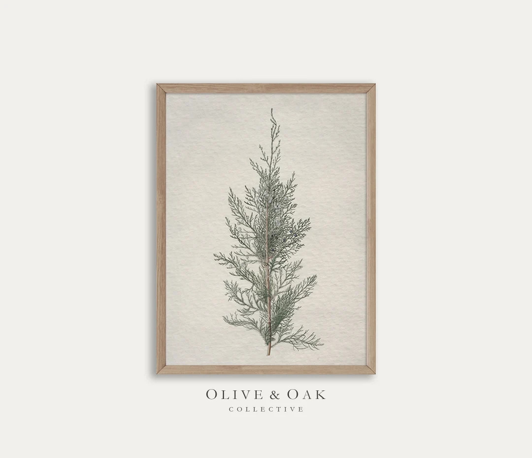 Winter Botanical Art Print / Cozy Winter Decor PRINTABLE / - Etsy | Etsy (US)