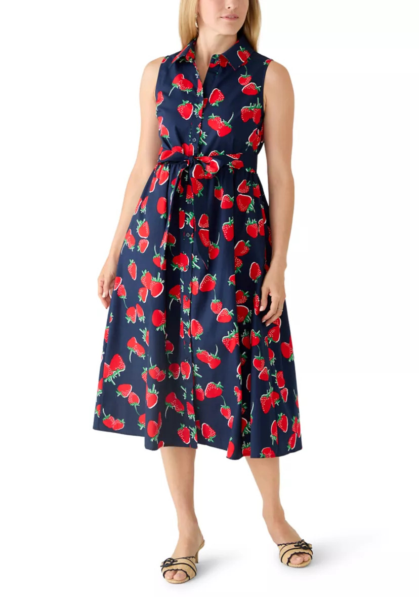 Women's Sleeveless Midi Shirt Dress | Belk