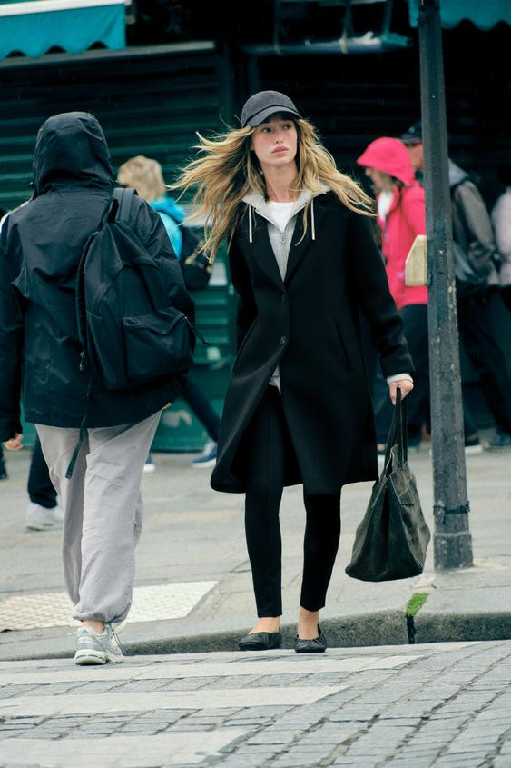 HOODED COMBINATION COAT | Zara US