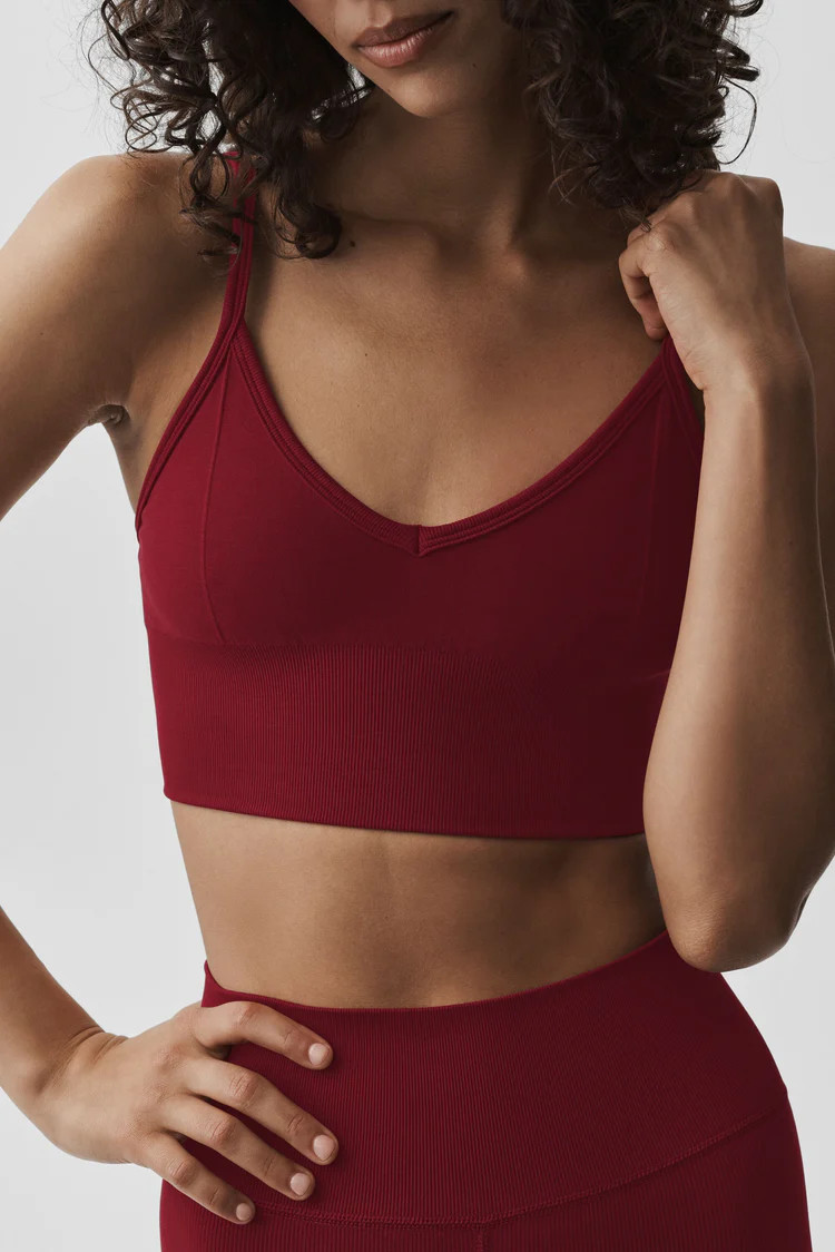 Seamless Modal Ribbed Delight Bralette | Alo Yoga
