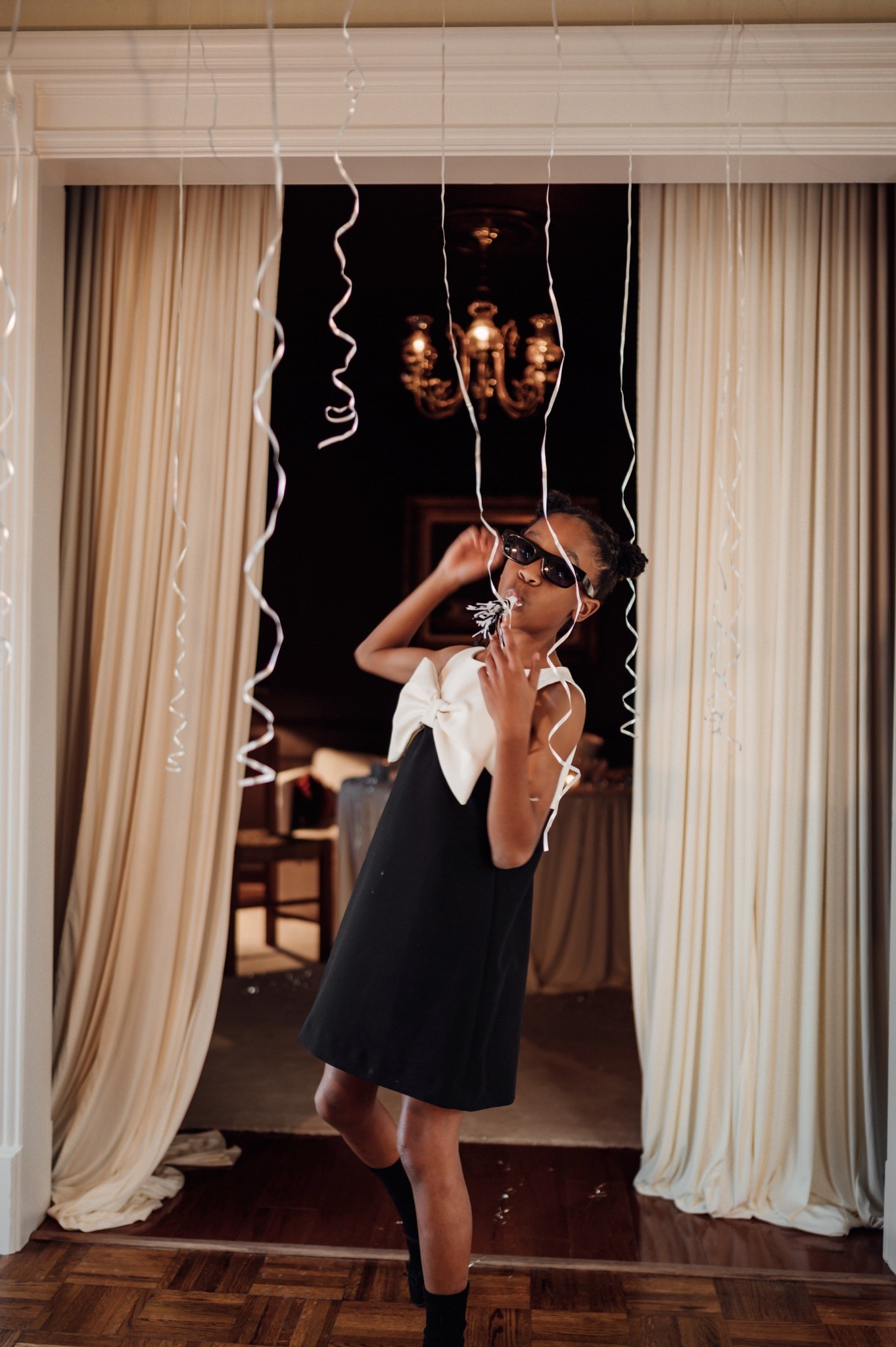 Girls bow dress 

#LTKKids #LTKWedding