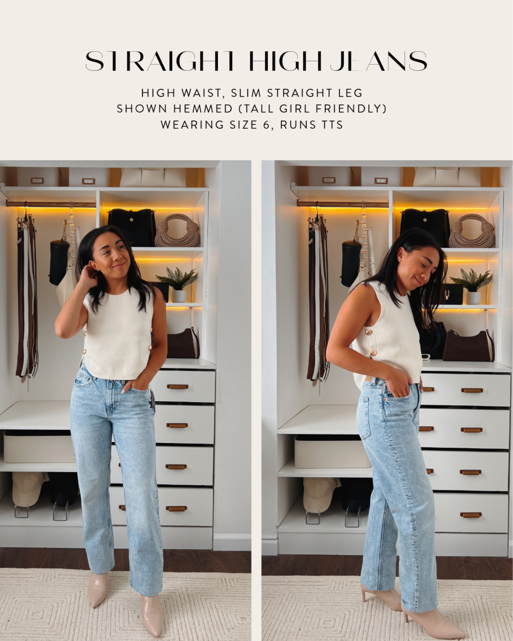 Straight High Jeans from H&M

#LTKStyleTip #LTKFindsUnder50