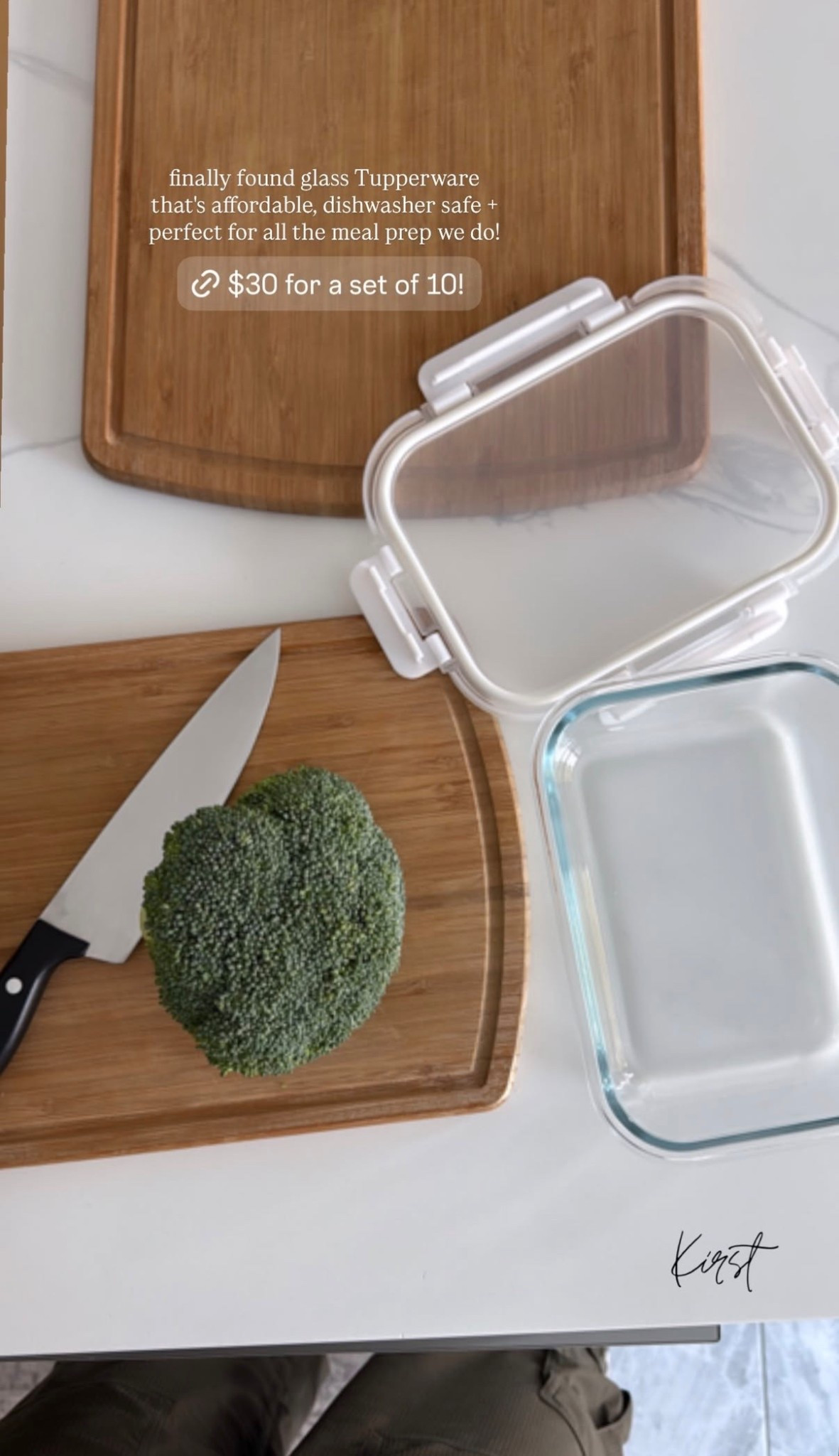 My favorite glass Tupperware and its dishwasher safe! 

#LTKmomlife