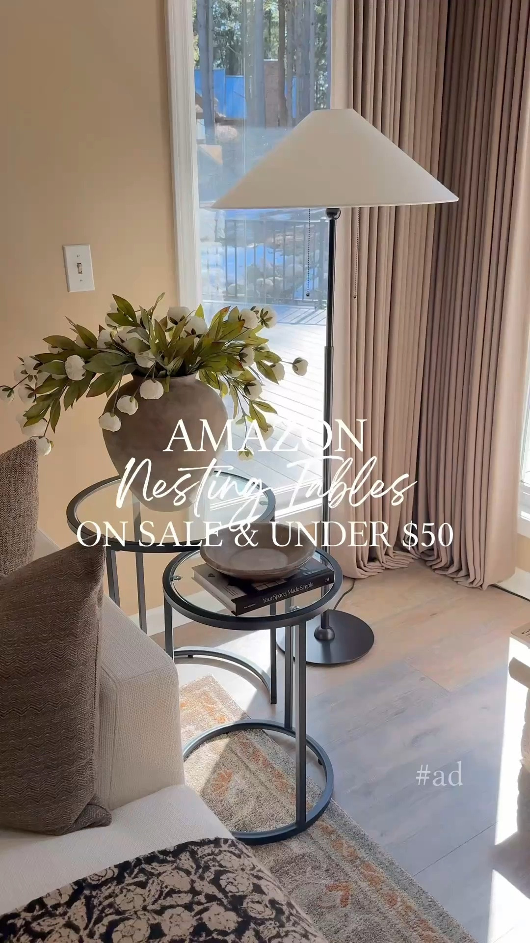 #ad Amazon Nesting Tables | On Sale

These beautiful nesting tables from @Amazon are included in the Big Spring Sale and are under $50, and they’re one of those pieces that instantly makes a space feel styled and functional. I love using nesting tables because you get multiple surfaces without taking up extra room — simply tuck the smaller table underneath when you don’t need it, or pull it out when guests are over.   

They’re perfect beside a sofa, layered next to a chair, or even styled with a vase and a few favorite décor pieces for that cozy, collected look. Such an easy way to add warmth and practicality to a living room without spending a fortune.

#founditonamazon #nestingtables #sidetable #accenttable #livingroomdecor #livingroomfurniture #coffeetable #amazonhome #amazonfinds #homedecor #decorfinds


#LTKSaleAlert #LTKHome