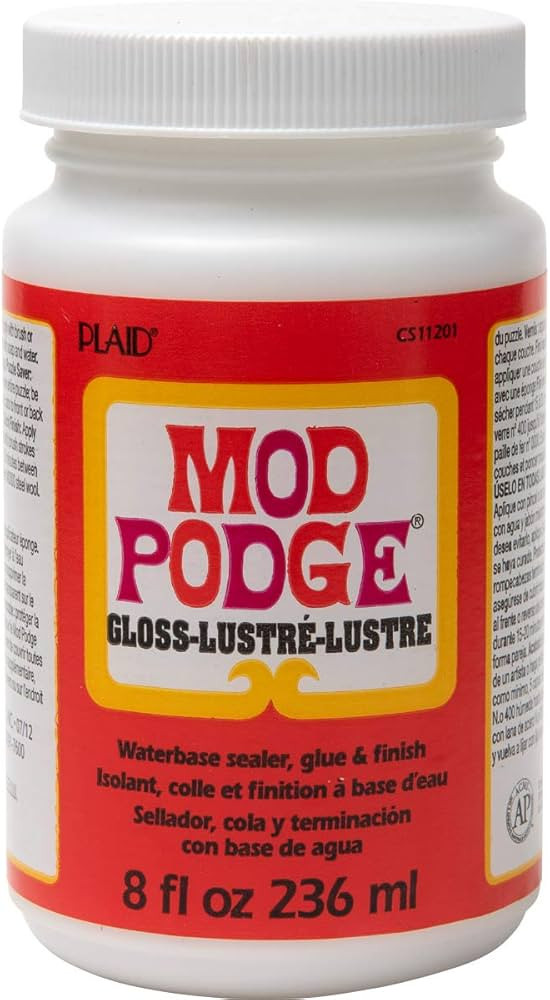 Mod Podge Gloss Sealer, Glue & Finish: All-in-One Craft Solution- Quick Dry, Easy Clean, for Wood... | Amazon (US)