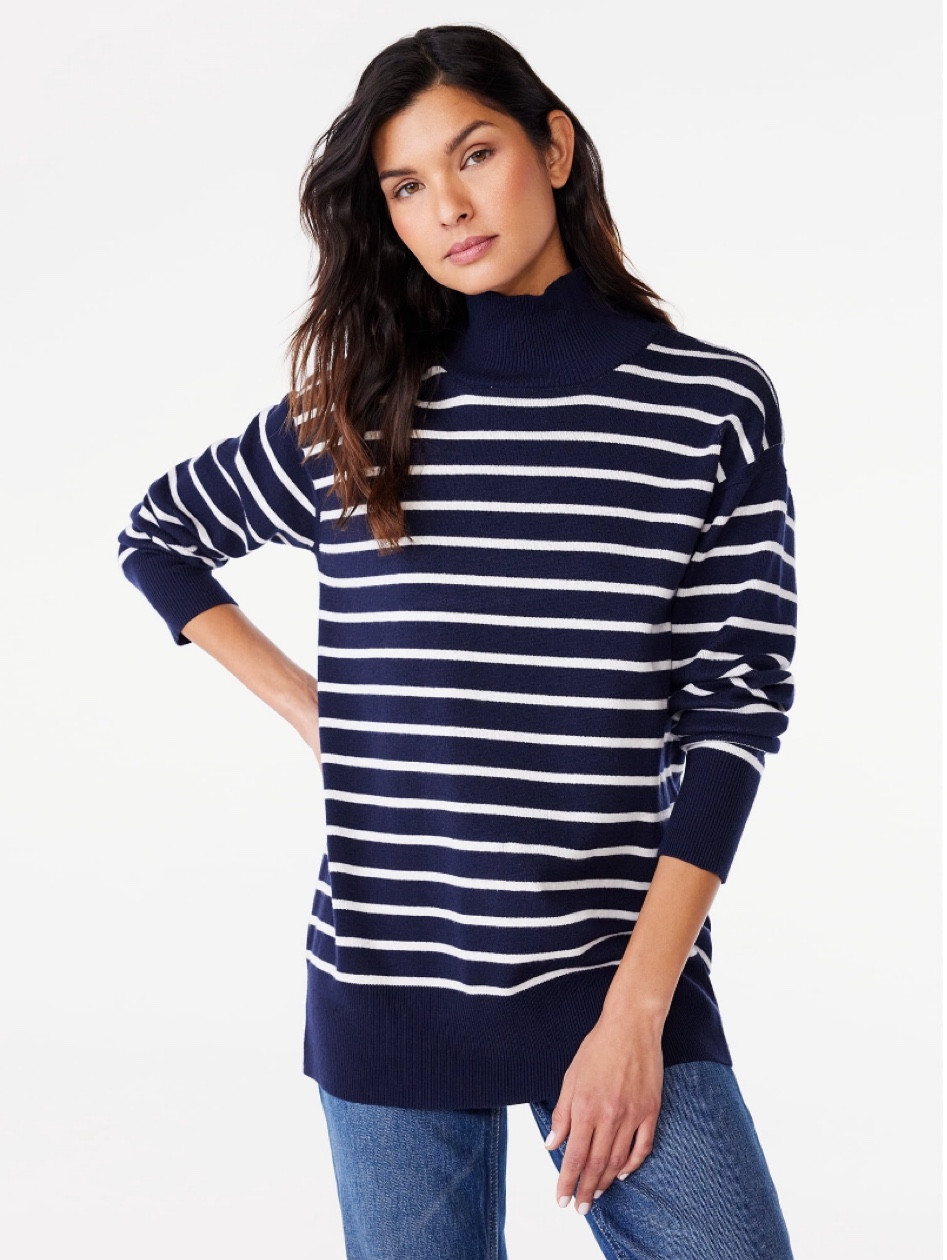 Is Walmart the new Target? 

This sweater is soft and cozy and looks just like the sweaters I’m seeing at JCrew, Zara, H&M and Mango 👏🏼👏🏼

#LTKfindsunder50 #LTKSeasonal