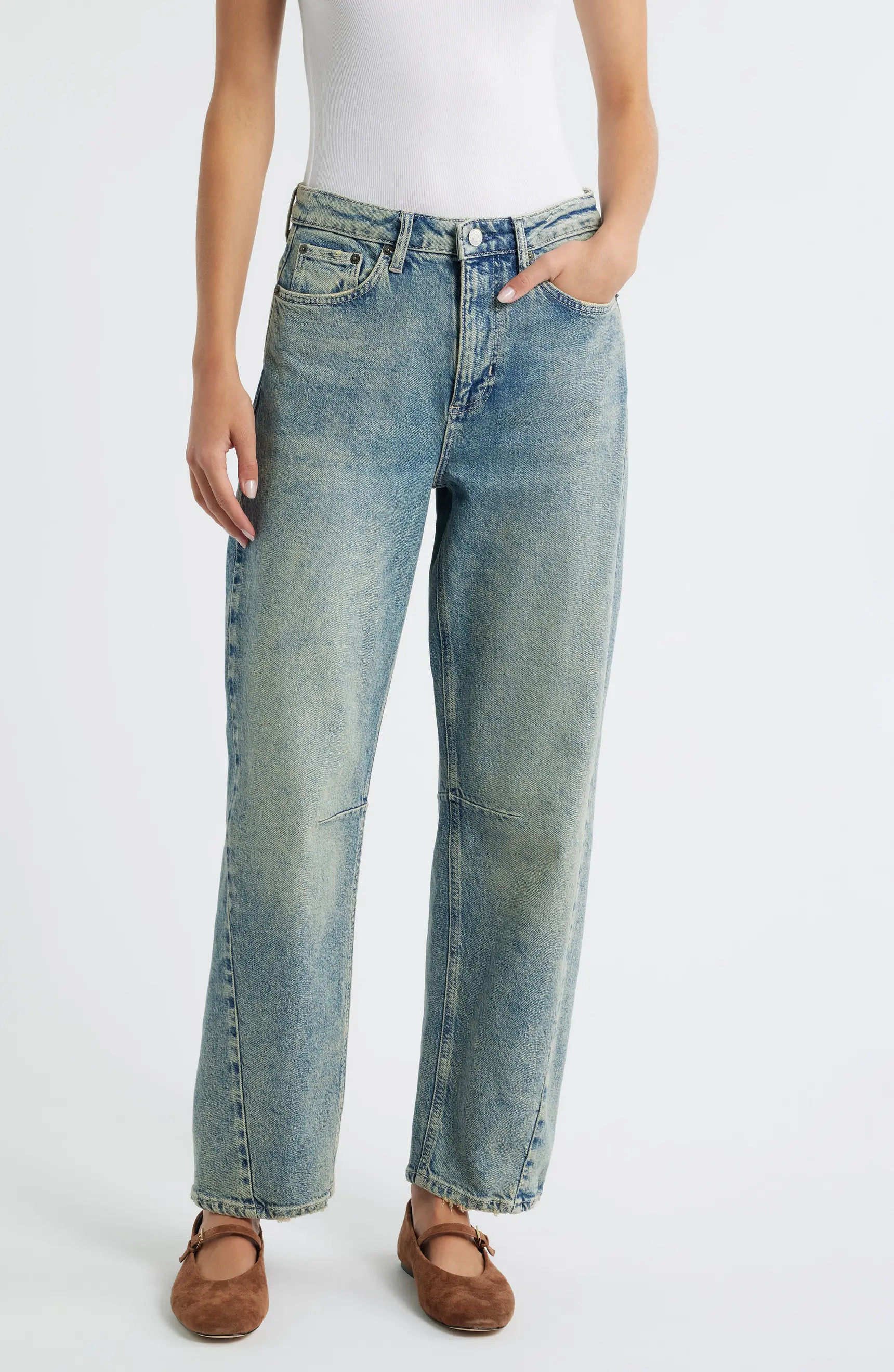 Samo High Waist Straight Leg Jeans | Nordstrom