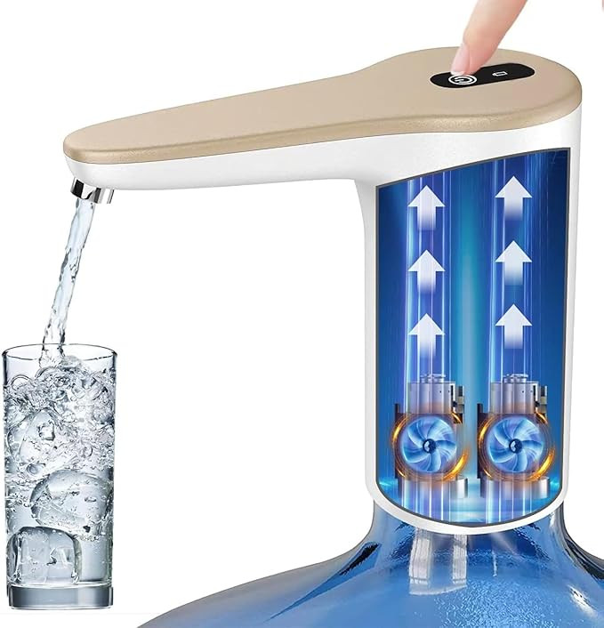 VINMEN 5 Gallon Water Bottle Pump Water Bottle Dispenser, Water Pump for 5 Gallon Jug,USB Chargin... | Amazon (US)