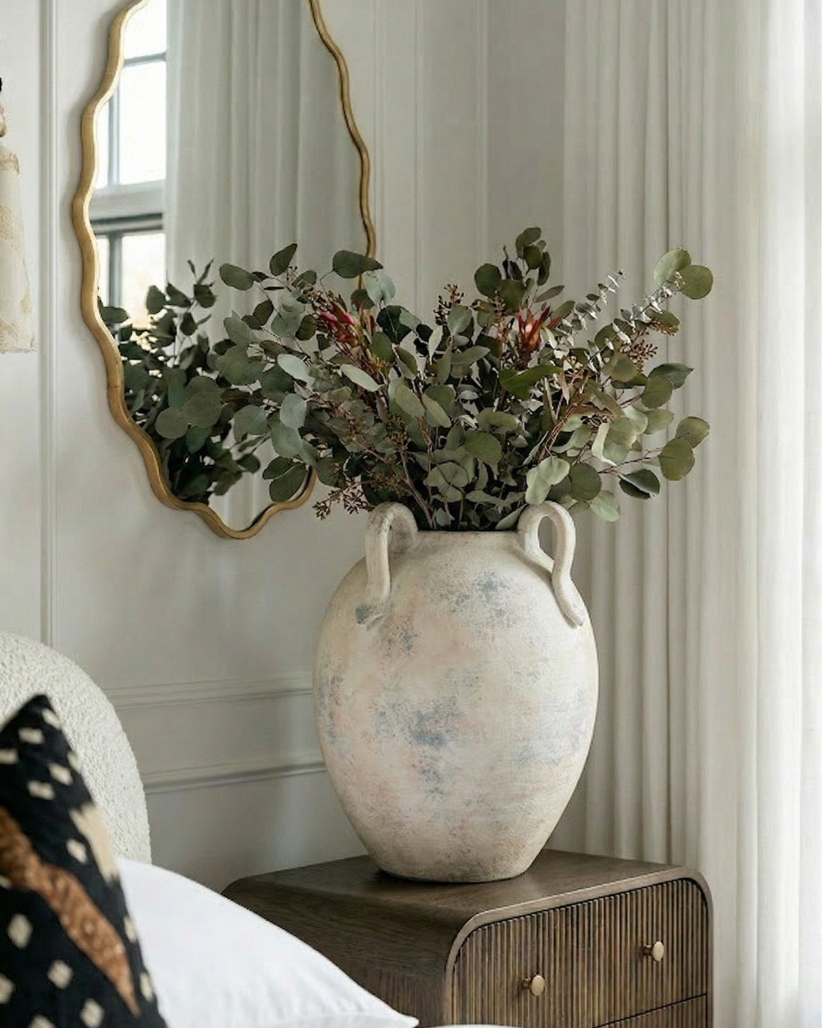 Shop the look:
* upholstered bed cream textured fabric
* channel tufted bed neutral
* boucle bench ivory curved modern
* ribbed wood nightstands dark walnut
* curved wood dresser fluted front
* modern vintage dresser brass hardware
* boucle accent chair cream wood legs
* brass chandelier modern candle style
* gold minimalist chandelier linear arms
* brass wall sconces stone shade
* alabaster wall sconces gold
* ceramic table lamp cream base white shade
* moody floral wall art large canvas
* gold scalloped wall mirrors
* decorative ceramic vase large neutral
* greenery stems in ceramic vase
* black and brown patterned throw pillow
* stacked neutral coffee table books
* decorative stone bowl tray
* white duvet cover luxury hotel style
* chunky knit throw blanket brown
* neutral throw blanket layered bedding
* white pillows minimal bedding
* textured cream bed upholstery
* brown cream geometric area rug
* diamond pattern rug neutral tones
* vintage inspired rug brown beige
* neutral bedroom ideas
* beige and brown bedroom decor
* luxury neutral bedroom
* organic modern home decor
* cozy minimalist bedroom
* designer inspired bedroom
* timeless bedroom design
* Rectangular wood dining table
* Solid wood pedestal dining table
* Dark walnut dining table
* Traditional farmhouse dining table
* Cane back dining chairs
* Woven rattan dining chairs
* Upholstered seat dining chairs
* Mid-century traditional dining chairs
* Wooden sideboard cabinet
* Fluted wood sideboard
* Vintage-style display cabinet / hutch
#LTKSaleAlert

#LTKsale #LTKhome